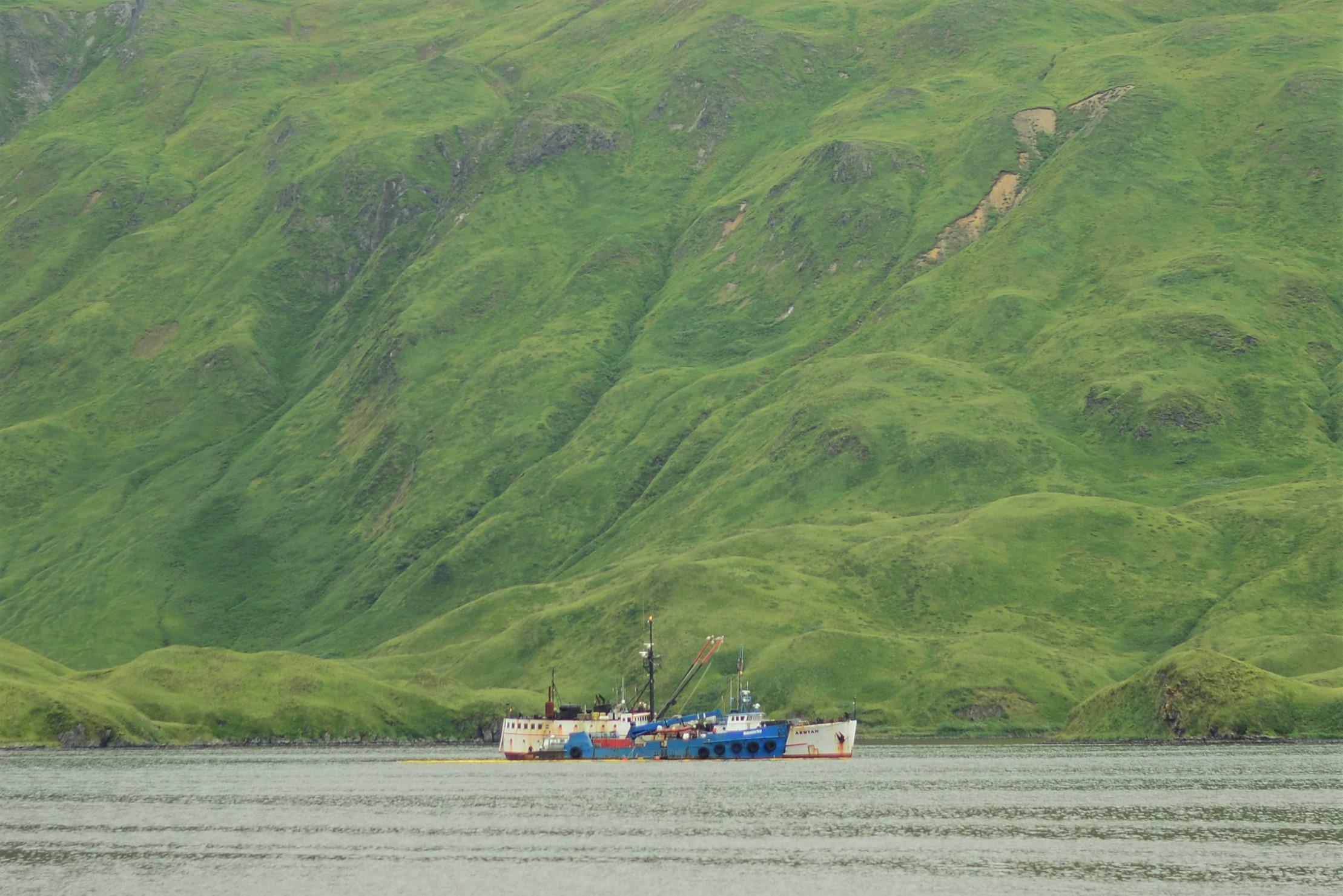 In Unalaska, the F/V Akutan is everyone's problem… but nobody's responsibility - Alaska Public Media