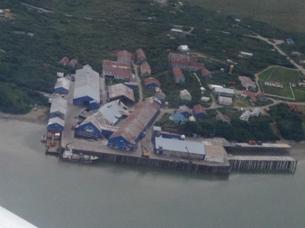 A bunch of buildings on the water