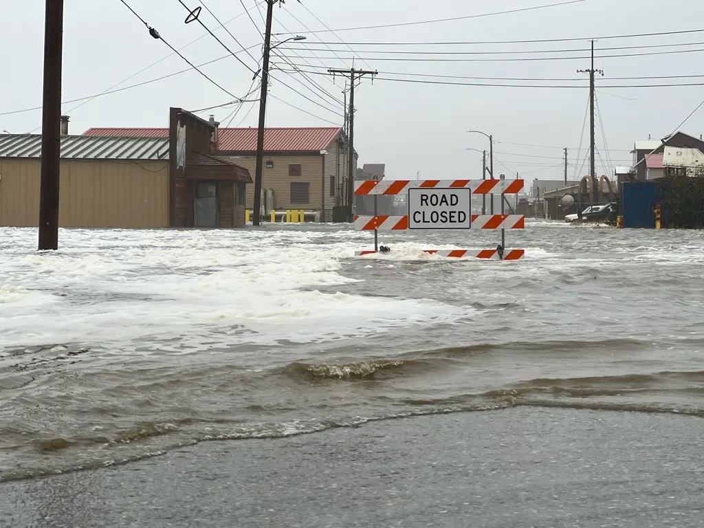 flooding on front street in nome